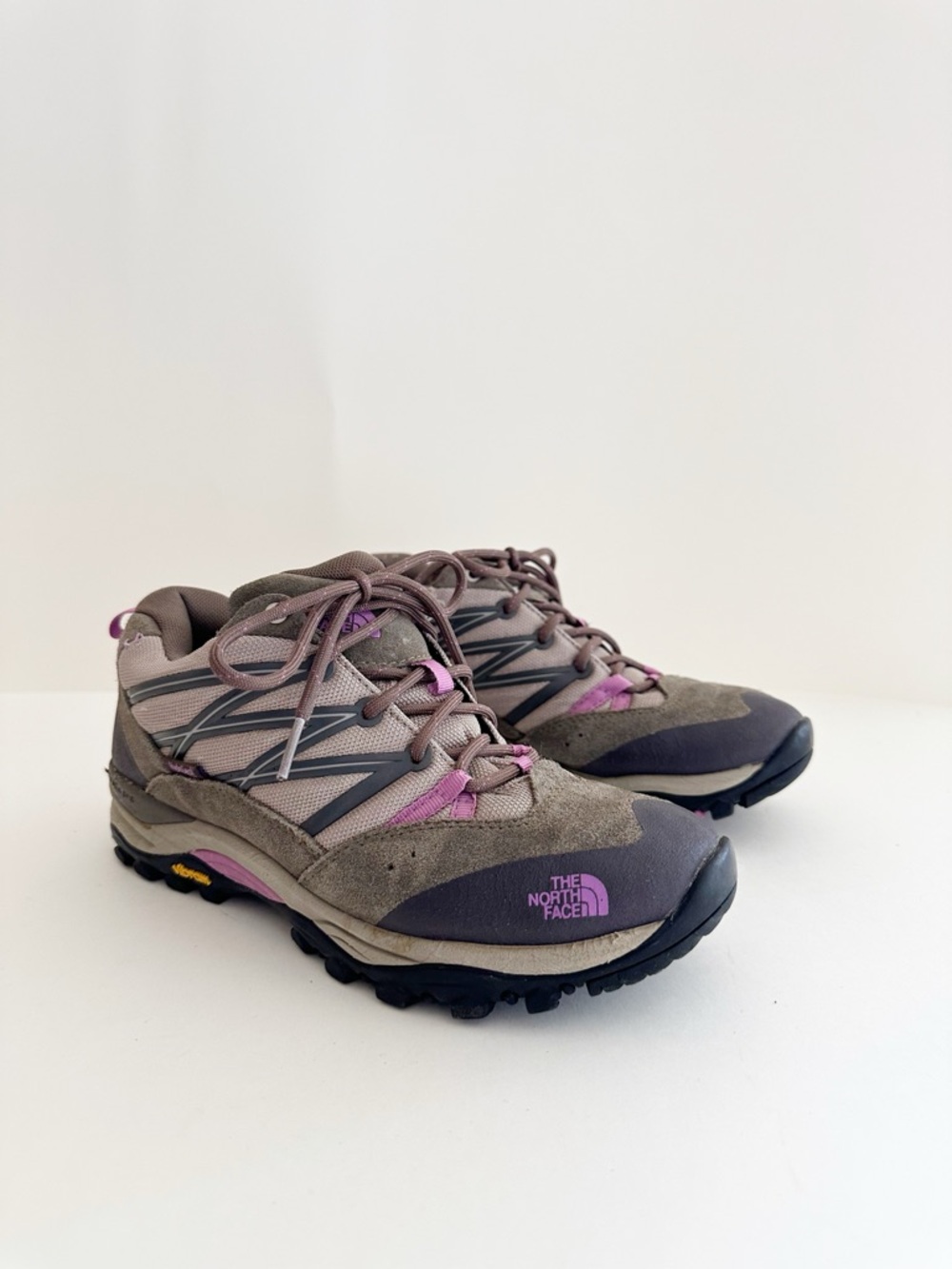 The North Face Brown Purple Storm II Waterproof Hiking Shoe
